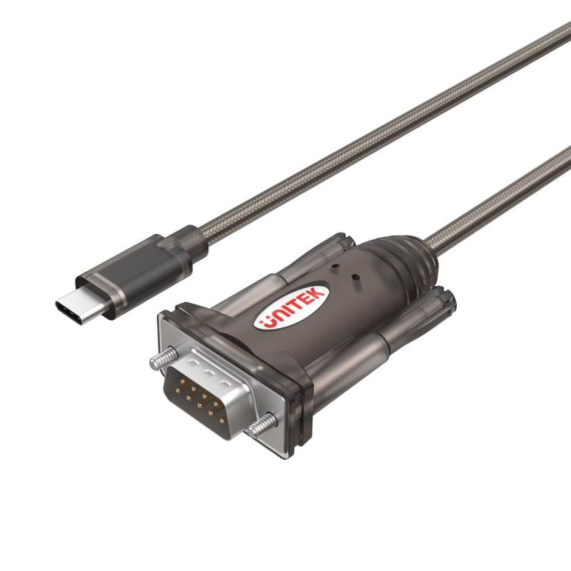 UNITEK ADAPTER USB-C - 1X RS-232, Y-1105K Kable i adaptery/Adaptery, przejściówki Your Sports Performance