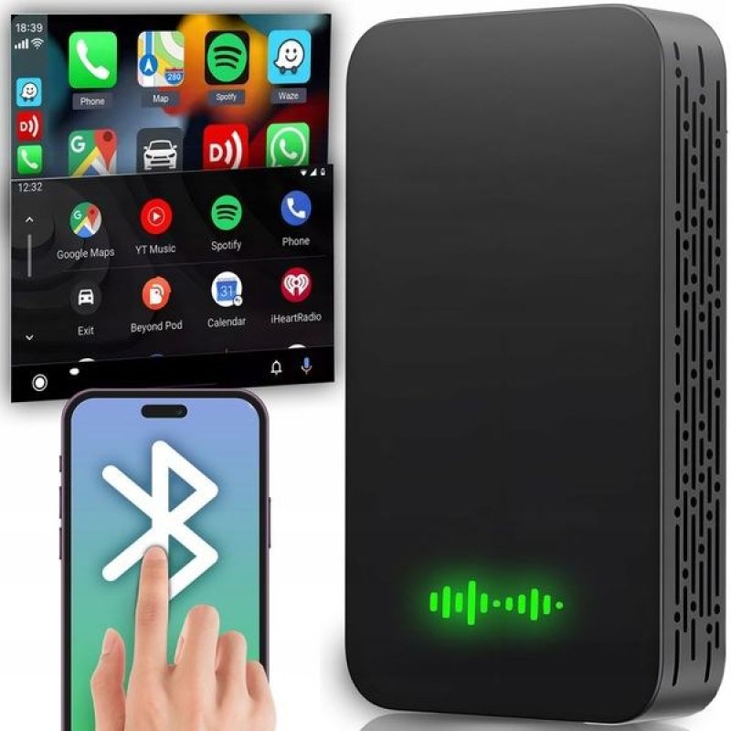 CARLINKIT 5.0 2Air Adapter Wireless Carplay Android Auto Carlink 5 Black Kable i adaptery/Adaptery, przejściówki Your Sports Performance