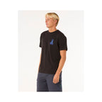 RIP CURL Vaporcool Search Stack Tee Black
