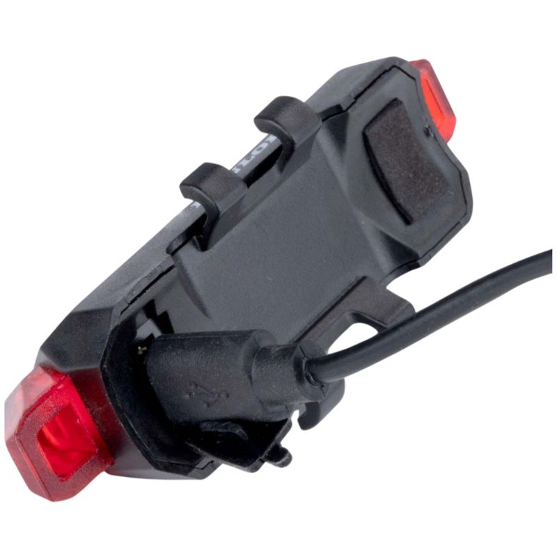 Set of Dunlop Led bicycle lights, USB charging, rear + front 473758 Accessories/Bicycle/Akcesoria rowerowe Your Sports Performance