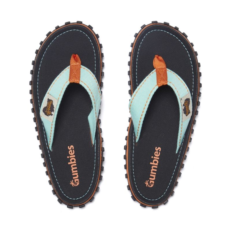 Gumbies unisex flip-flops ISLANDER FLIP-FLOP TRICOLOR BLACK