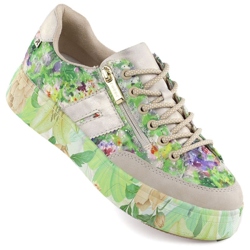 Women's green platform shoes Rieker M7711-91 To be categorized Your Sports Performance