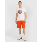 Men's regular printed T-shirt 4F 4FRSS25TTSHM3093-11S *Kategoria tymczasowa Your Sports Performance