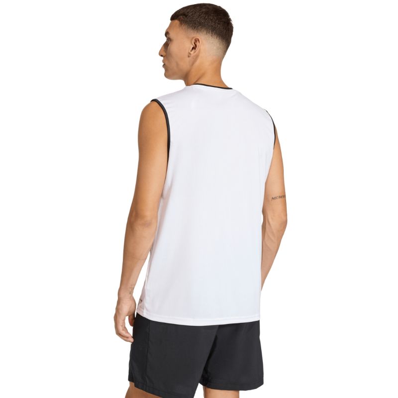 Men's adidas Entrada 26 Sleeveless Jersey White KB3928
