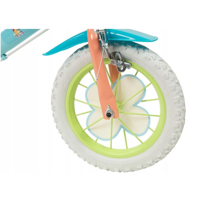 TOIMSA Bluey 12" Children's Bicycle Blue and Lime (Gry i zabawki) Sport i rekreacja/Rowery dziecięce Your Sports Performance