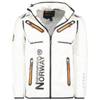 Men’s Softshell Jacket Geographical Norway RAINBOW MEN WHITE QUES 056 SIZE XL (WU1270H/GN-WHITE)