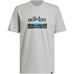 adidas Sportsman Mountain Graphic Men's T-Shirt Light Gray KC9253