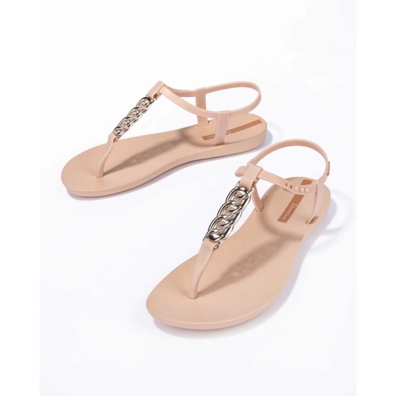 Ipanema Sandal Class women's flip-flop sandals, light beige with gold In preparation Your Sports Performance