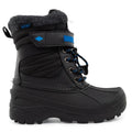 Lee Cooper Kids’ Winter Boots, Snow Boots, Black, Warm-Lined, Hook-and-Loop Fasteners