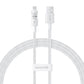 Baseus Gem 2.4A 1m Cable (White) In preparation Your Sports Performance