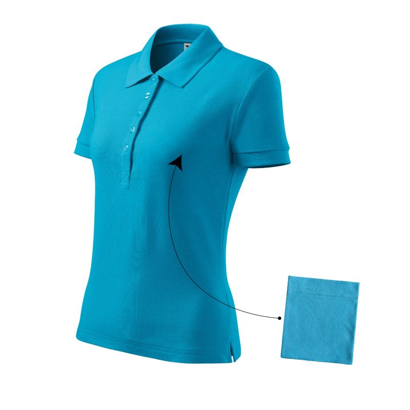 Malfini Cotton polo shirt W MLI-21344 turquoise Clothing/Lifestyle/T-shirts/Malfini Malfini