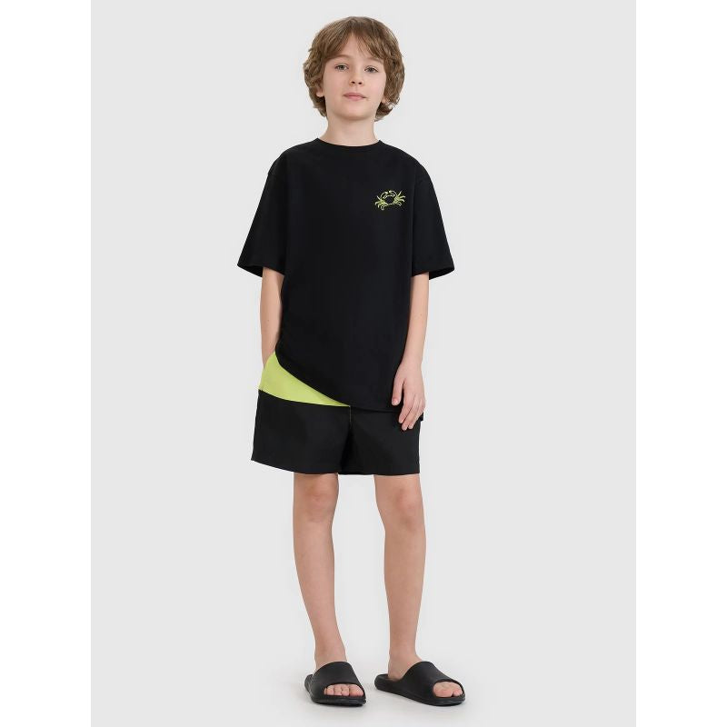 Boys' beach shorts 4F 4FJWSS25UBDSM116-45S *Kategoria tymczasowa Your Sports Performance
