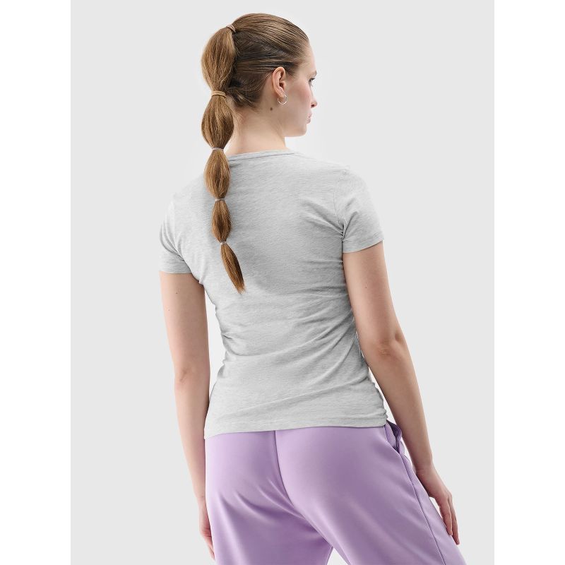 Women's slim T-shirt with logo 4F 4FWSS24TTSHF1163-27M *Kategoria tymczasowa Your Sports Performance