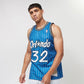 Mitchell & Ness Men's T-Shirt Orlando Magic NBA Swingman Road Jersey Magic 94 Shaquille O'Neal SMJYGS18193-OMAROYA94SON In preparation Your Sports Performance