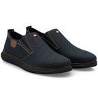 Men's navy blue slip-on shoes Rieker 10452-14 Rieker