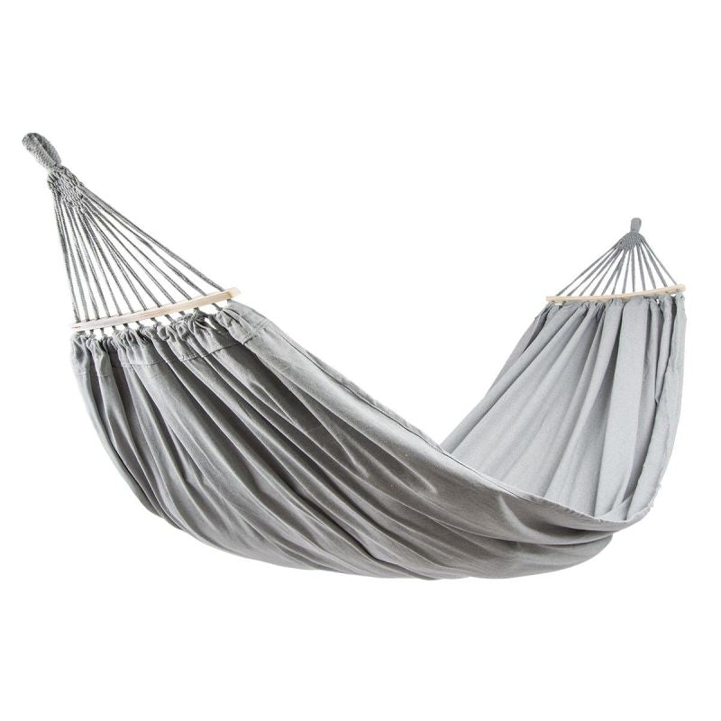 GARDEN HAMMOCK 2-PERSON LUXE XXL 250x150CM WITH SPREADER BAR AND COVER GRAY 1031170 Home and Garden/Garden Your Sports Performance