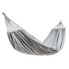 GARDEN HAMMOCK 2-PERSON LUXE XXL 250x150CM WITH SPREADER BAR AND COVER GRAY 1031170 Home and Garden/Garden Your Sports Performance