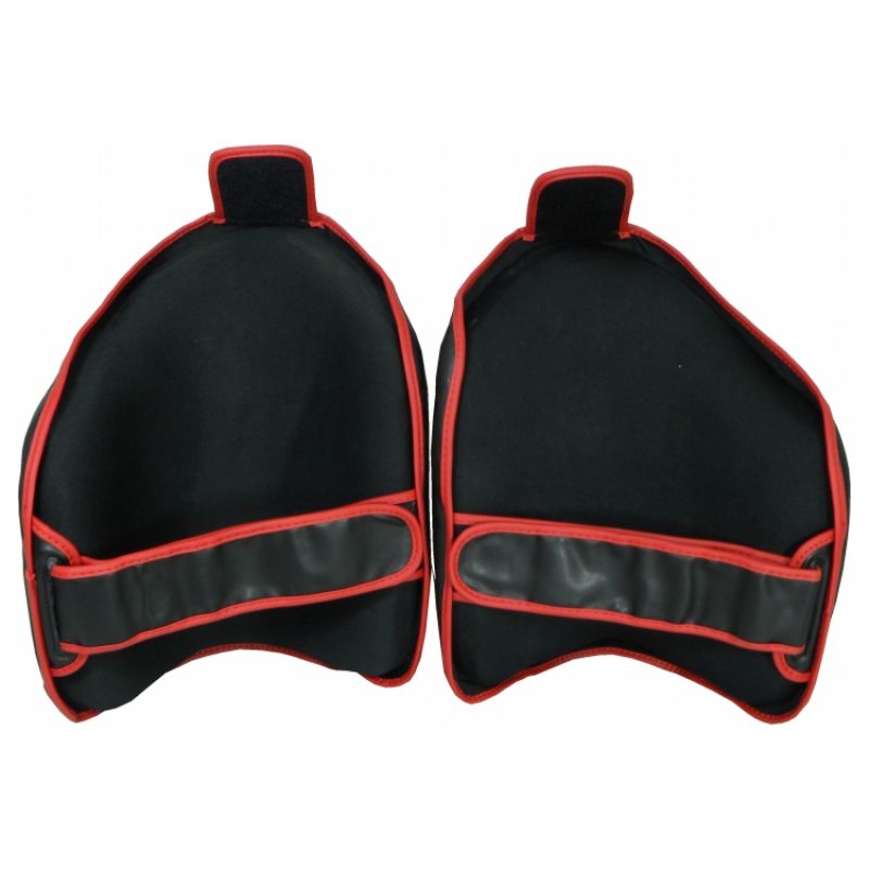 (W) Abdominal and thigh protector OBU-4 white and black In preparation Your Sports Performance