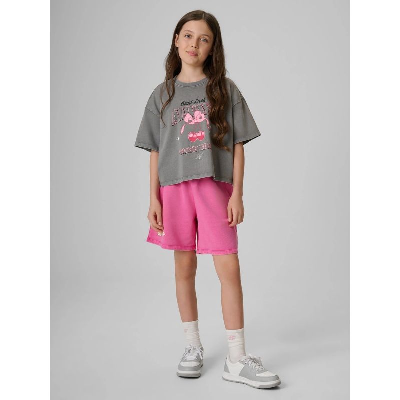 Girls' sweatpants 4F 4FJRSS26TSHOF0925-54S
