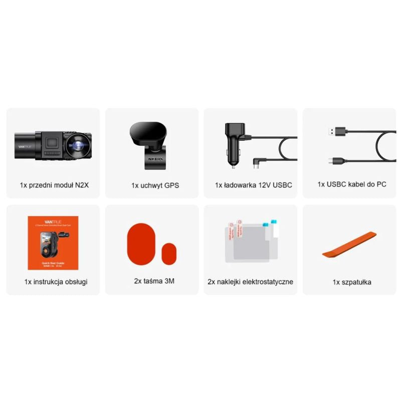 Vantrue N2X LTE video recorder Elektronika i akcesoria/Rejestratory jazdy Your Sports Performance