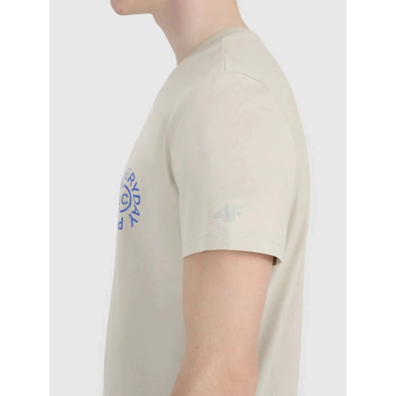 Men's regular printed T-shirt 4F 4FWSS25TTSHM1980-83S *Kategoria tymczasowa Your Sports Performance