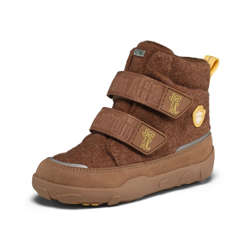 Affenzahn Comfy Tiger Recycled Wool Barefoot Winter Boots (01250-70003)