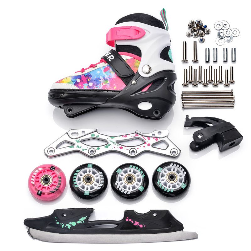 Rollers Meteor 4in1 Painter S 30-33 24380 Accessories/Skating/Rolki Meteor Your Sports Performance