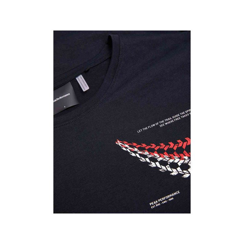 PEAK PERFORMANCE W Explore Graphic Tee Black