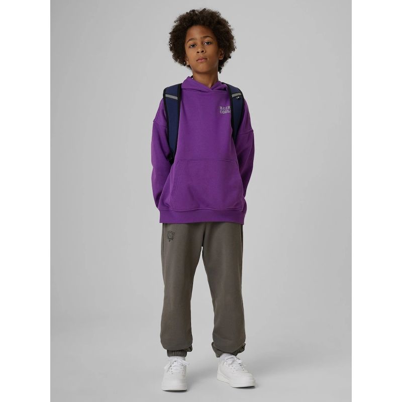 Boys’ Loose-Fit Hooded Sweatshirt 4F 4FJRAW26TSWSM3194-51S
