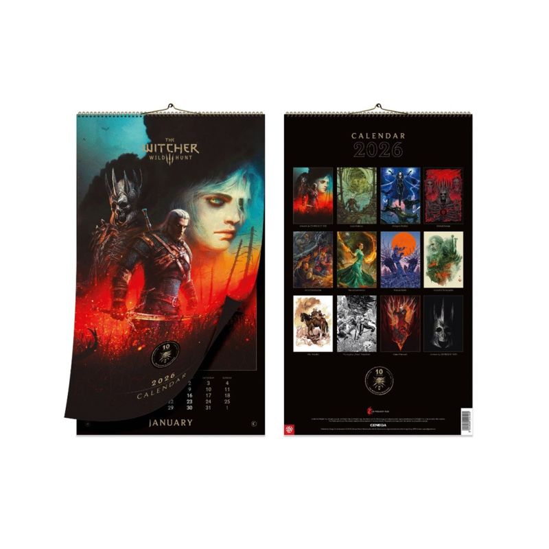 Good Loot Calendar The Witcher 3: Wild Hunt 10th Anniversary Calendar 2026 In preparation Your Sports Performance