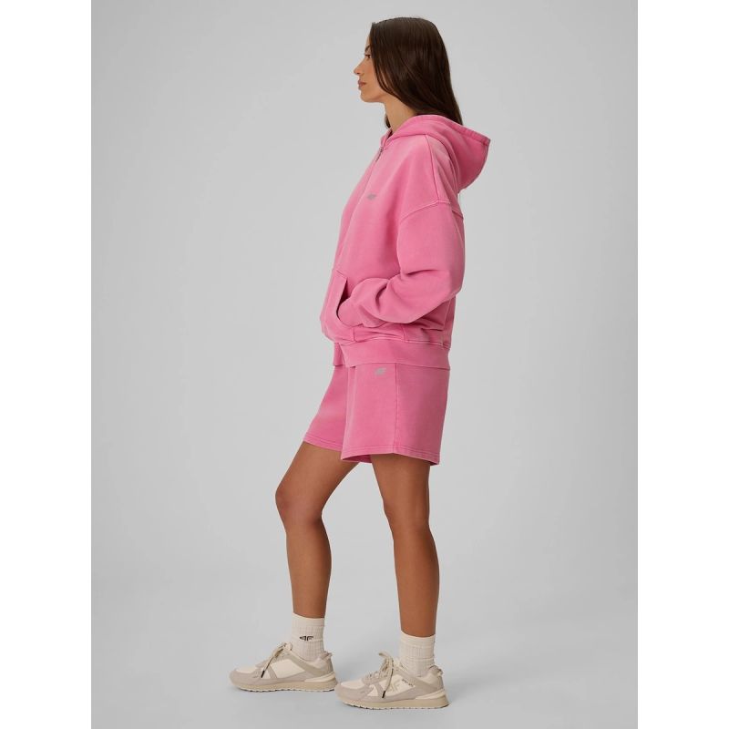 Women's oversize sweatshirt with hood 4F 4FRSS26TSWSF3189-55S