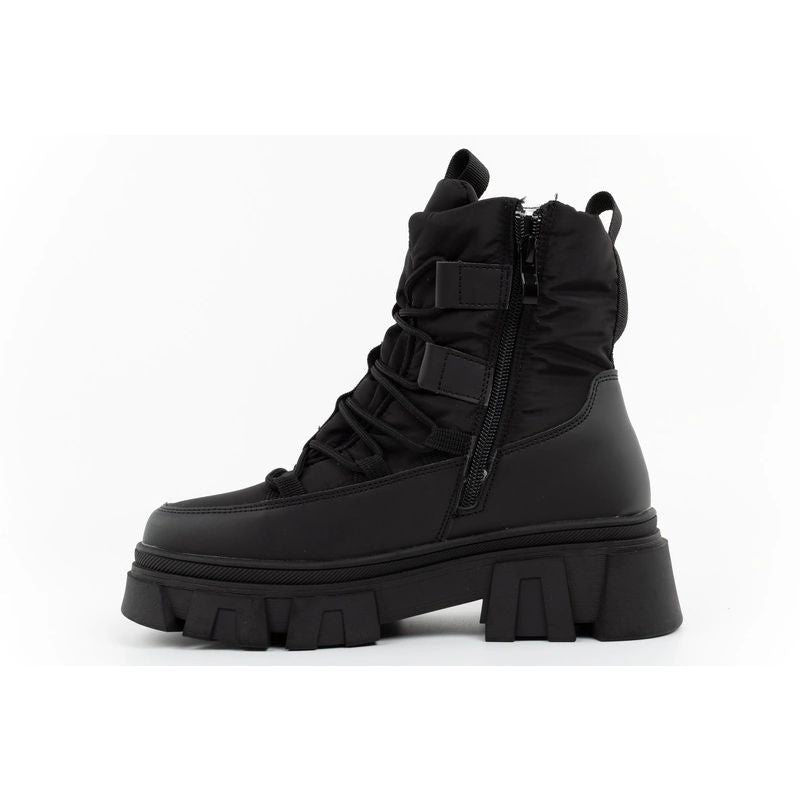 Lee Cooper Women’s Winter Boots, Black, Insulated Ankle Boots with Zip