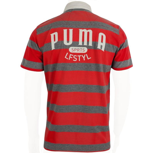 Puma Polo Men's T-Shirt Red and Gray 558241 09 In preparation Your Sports Performance