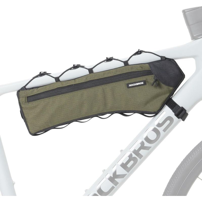 Rockbros bicycle frame bag green 1.9L Rockbros/Torby Rowerowe/Torby Na Ramę Your Sports Performance