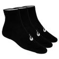 Asics 3PPK Quarter Socks 155 205 0900 Clothing/Running Asics