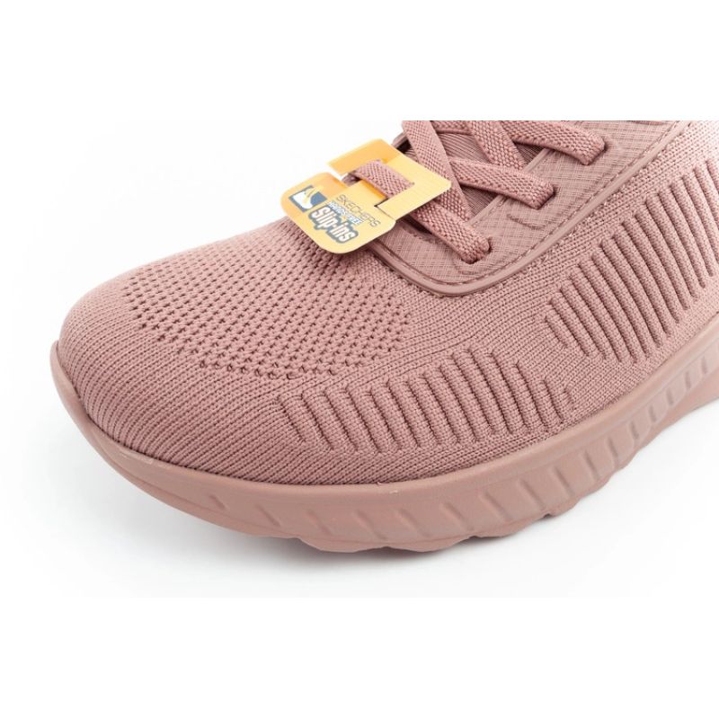 Skechers Bobs Squad-Chaos women's comfortable SLIP-INS sports shoes pink In preparation Your Sports Performance