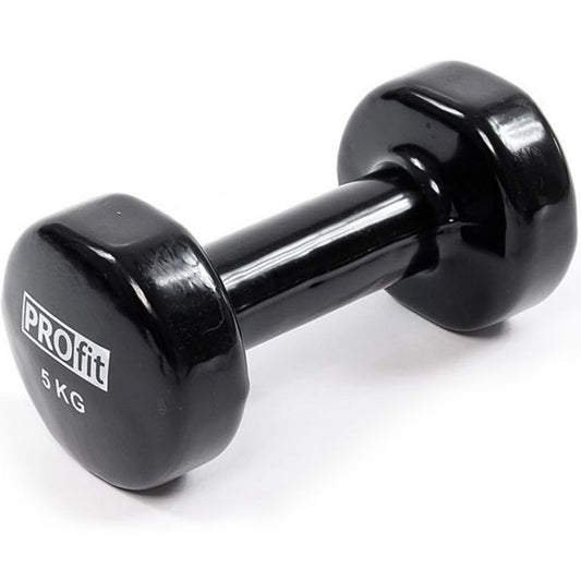 Vinyl dumbbell Profit 5kg black DK 4102 Accessories/Training equipment Your Sports Performance