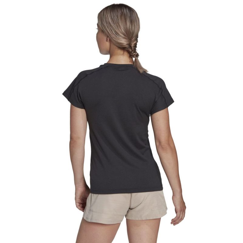adidas Aeroready Train Essentials Minimal Branding V-Neck Tee W HN5543 Clothing/Lifestyle/T-shirts Adidas
