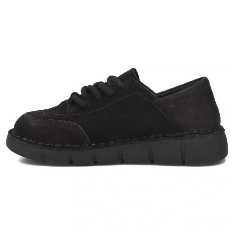 Women's wide leather shoes, black Filippo DP8180/26