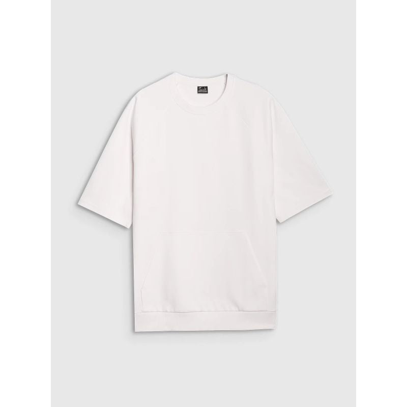 Men's short-sleeved sweatshirt without hood 4F 4FRSS25TSWSM2114-11S *Kategoria tymczasowa Your Sports Performance