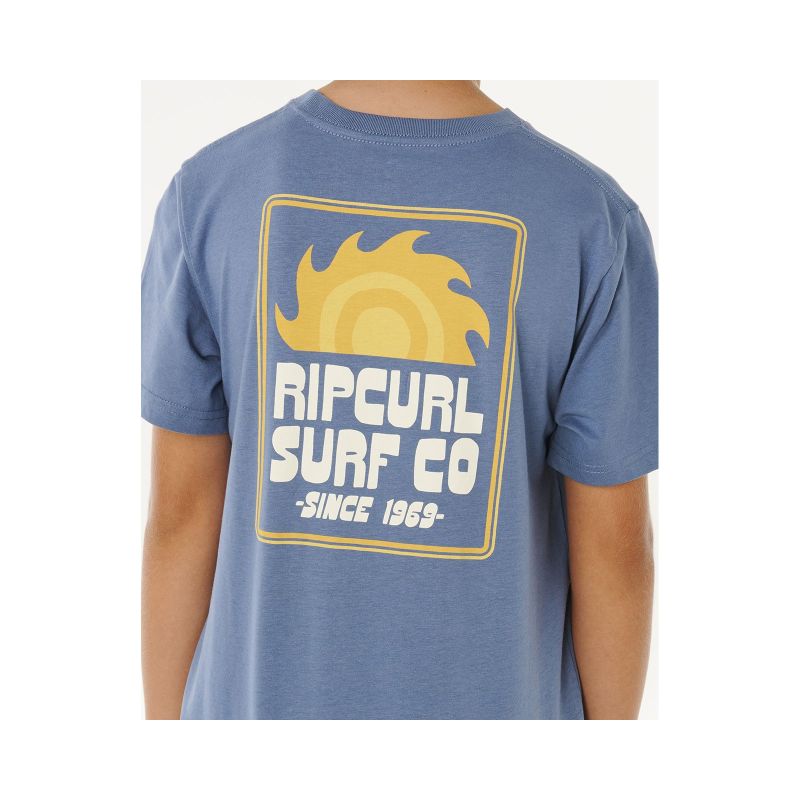 RIP CURL Pacific Rinse Sunrise Tee-Boy Blue