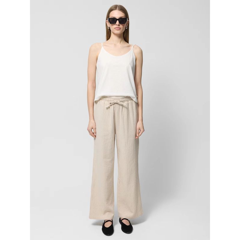 Women's Outhorn Cotton Muslin Trousers OTHWSS24TTROF1017-83S *Kategoria tymczasowa Your Sports Performance