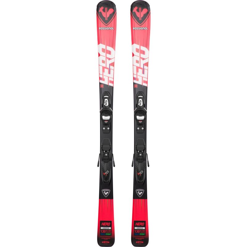ROSSIGNOL HERO JR 100-140 skis + LOOK Kid 4 GW bindings Import z PMSport Your Sports Performance