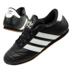 Adidas women's sports shoes Taekwondo Lace black fashionable leather adidas