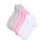 Puma Quarter Plain Socks 3-pack pink, white, gray 938589 11