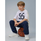 Boy's loose T-shirt with print 4F 4FJRSS26TTSHM3786-10S 4f