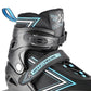 NILS EXTREME NH11912 A 2IN1 ROLLER SKATES BLACK-BLUE SIZE S (31-34) WITH REPLACEABLE HOCKEY BLADE Import z Action/Skating/Rolki, wrotki Your Sports Performance