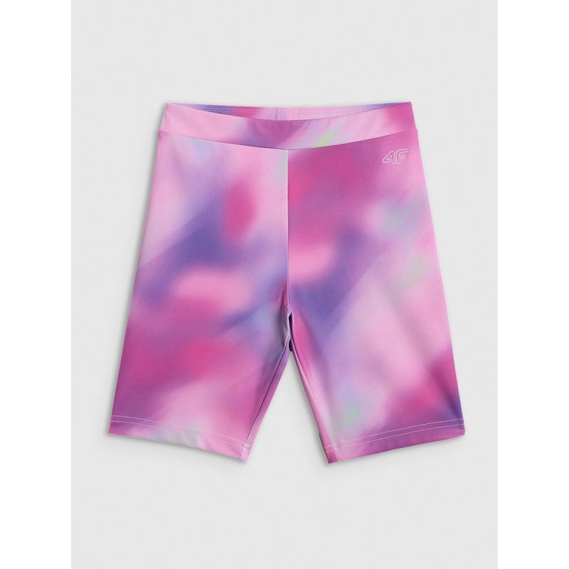 Girls' sports cycling leggings 4F 4FJRSS26TFSTF139-90A