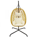 COCOON HANGING CHAIR 105x195CM BROWN Home and Garden/Garden Your Sports Performance