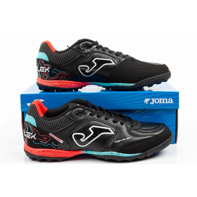 Joma men's sports shoes turf Top Flex 2621 football shoes black
